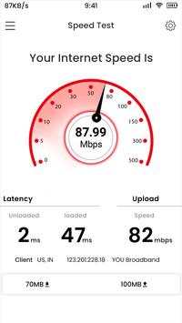 4G Internet Speed Meter screenshot 2