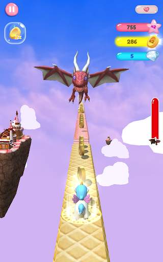Princess Unicorn: Dragon Escape screenshot 11