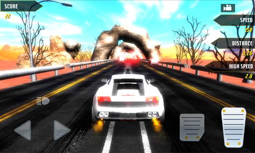 Highway Traffic Racer 3D Game screenshot 1