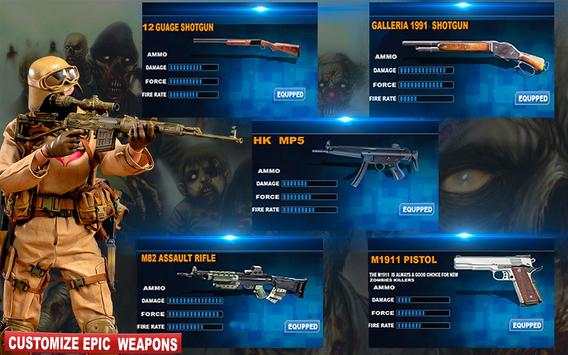 zombie Apocalypse pemburu 3D screenshot 3