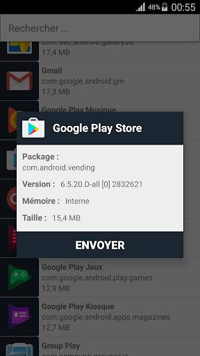 Partage d'App screenshot 3
