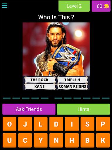 WWE QUIZ Game - Wrestler Quiz Game - 2021 screenshot 23