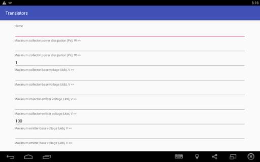 Bipolar Transistors Database screenshot 7