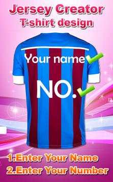 Jersey Creator T-shirt Design screenshot 1