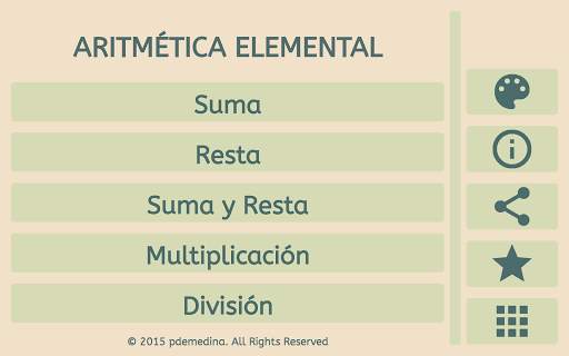 Aritmética Elemental screenshot 2