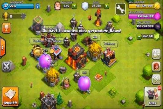 Pro Hack Free Gems for coc App 100% New (Prank) screenshot 2
