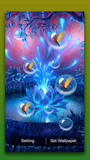 Fantasy Flowers Live Wallpaper screenshot 2
