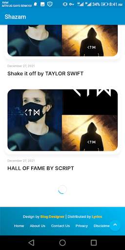 Shazam screenshot 1