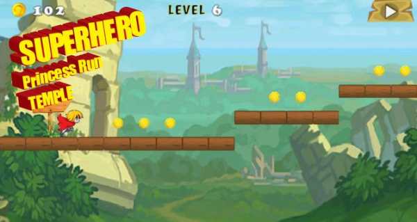 Superhero Princess Run Temple screenshot 4