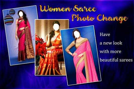 Women saree Photo Change screenshot 7