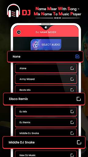 DJ Name Mixer with Song - Mix Name to Music Player screenshot 5