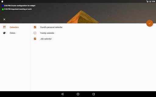 Transparent Calendar Widget screenshot 10
