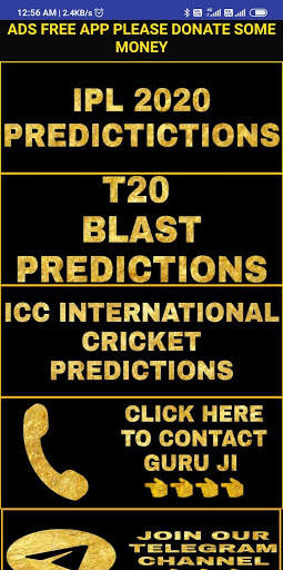 CRICKET PREDICTION GURU JI (ALL SPORTS) screenshot 1