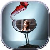 Wine Glass Photo Frame 1.0