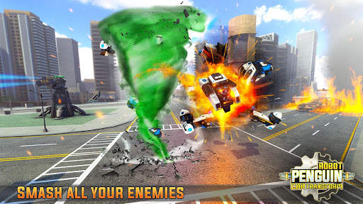 Penguin Robot Car War Game screenshot 3