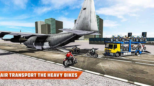 Airplane Pilot Bike Transporter Flight screenshot 4