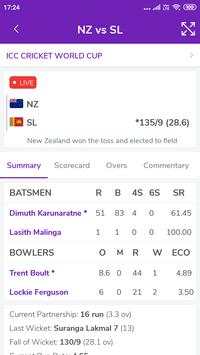 Live Cricket World Cup Score screenshot 2