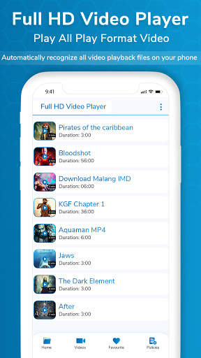 Full HD video player - Play all format videos screenshot 1