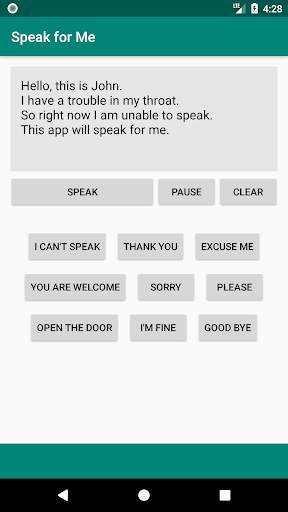 Speak For Me - Text to Speech Free screenshot 2