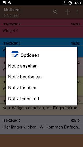 Notizen App Deutsch screenshot 3