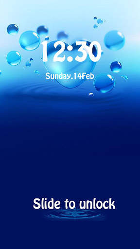 Water Love Theme – AppLock screenshot 3