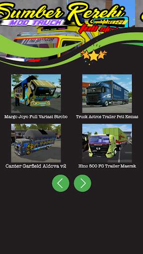 Mod Truck Sumber Rezeki Modifikasi Full Strobo screenshot 4