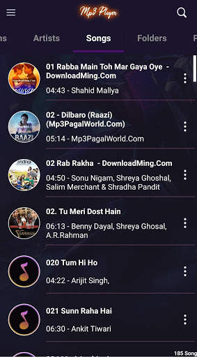 Mp3 player - Music player screenshot 2