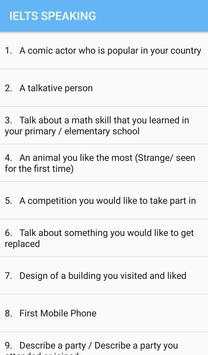 Speaking for IELTS 2018 screenshot 1