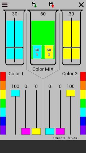 CMYK Mix Color scheme designer screenshot 1