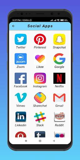 All social media apps screenshot 2