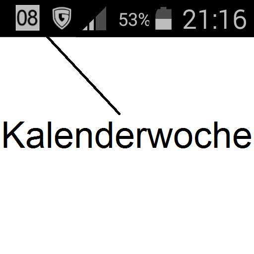 calendar week in status bar 6