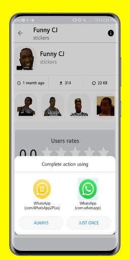 Funny CJ Stickers - Gangsters screenshot 1