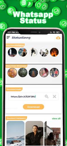 StatusSavvy-DL Social Status screenshot 1