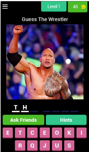 WWE Wrestlers Quiz Game screenshot 1