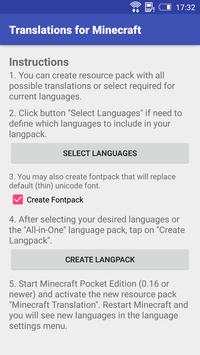 Translations for Minecraft screenshot 1