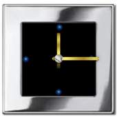 Metal Look Clock widget 1.02