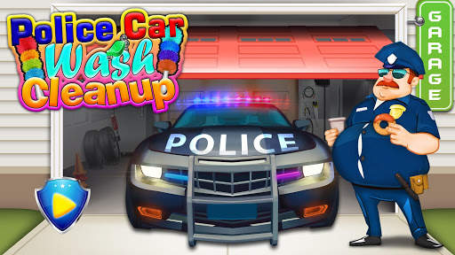 Police Car Wash Cleanup screenshot 6