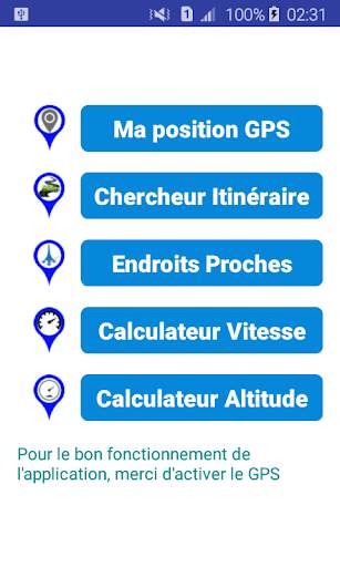 Itinéraire et endroits proches screenshot 1