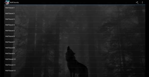 Wolf Sounds screenshot 4