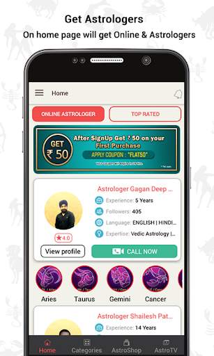 Astro Live: Live Astrology, Horoscope & Kundli screenshot 2