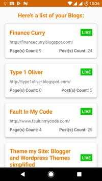 App for Blogger 1 تصوير الشاشة