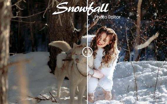 Snowfall Photo Effect: Make Pro Photos Snow Editor 3 تصوير الشاشة