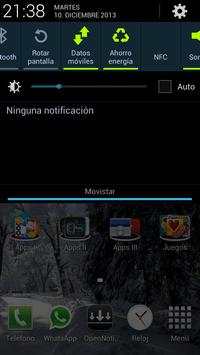 Open Notification Bar screenshot 1