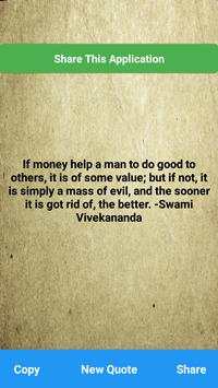 Swami Vivekananda Motivational Quote App screenshot 2