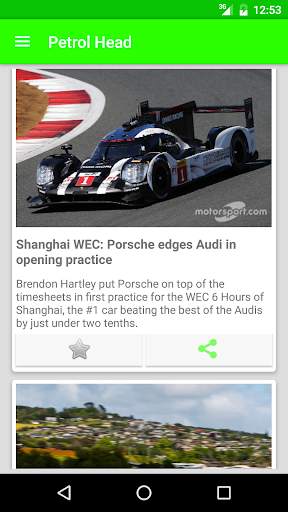 Petrolhead - Car News Feed screenshot 1