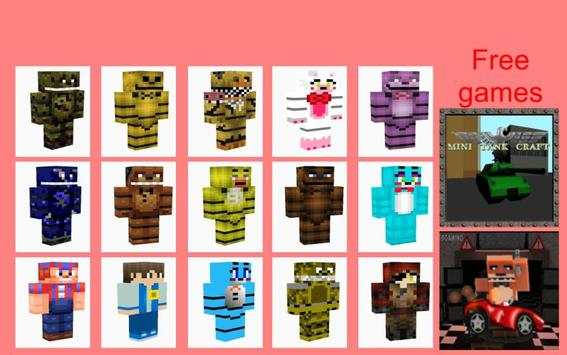 Great skin FNAF for Minecraft screenshot 3