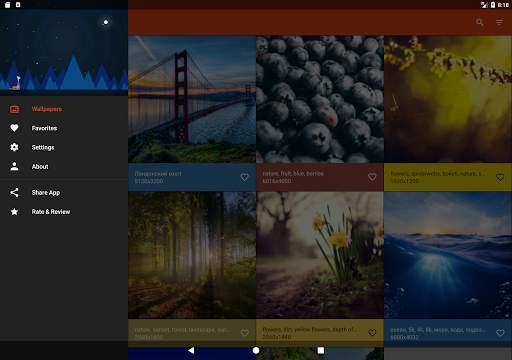 Обои HD - Splash Wallpapers (заставки и фоны) screenshot 7
