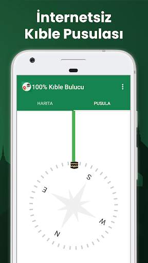 Kıble Bulma Pusulası %100 screenshot 3