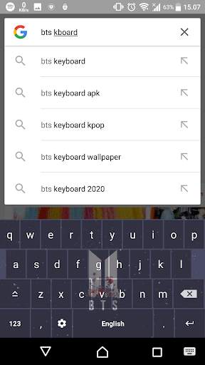 BANGTAN KEYBOARD स्क्रीनशॉट 3