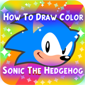 How To Draw Color Sonic The Hedgehog II Sega icon